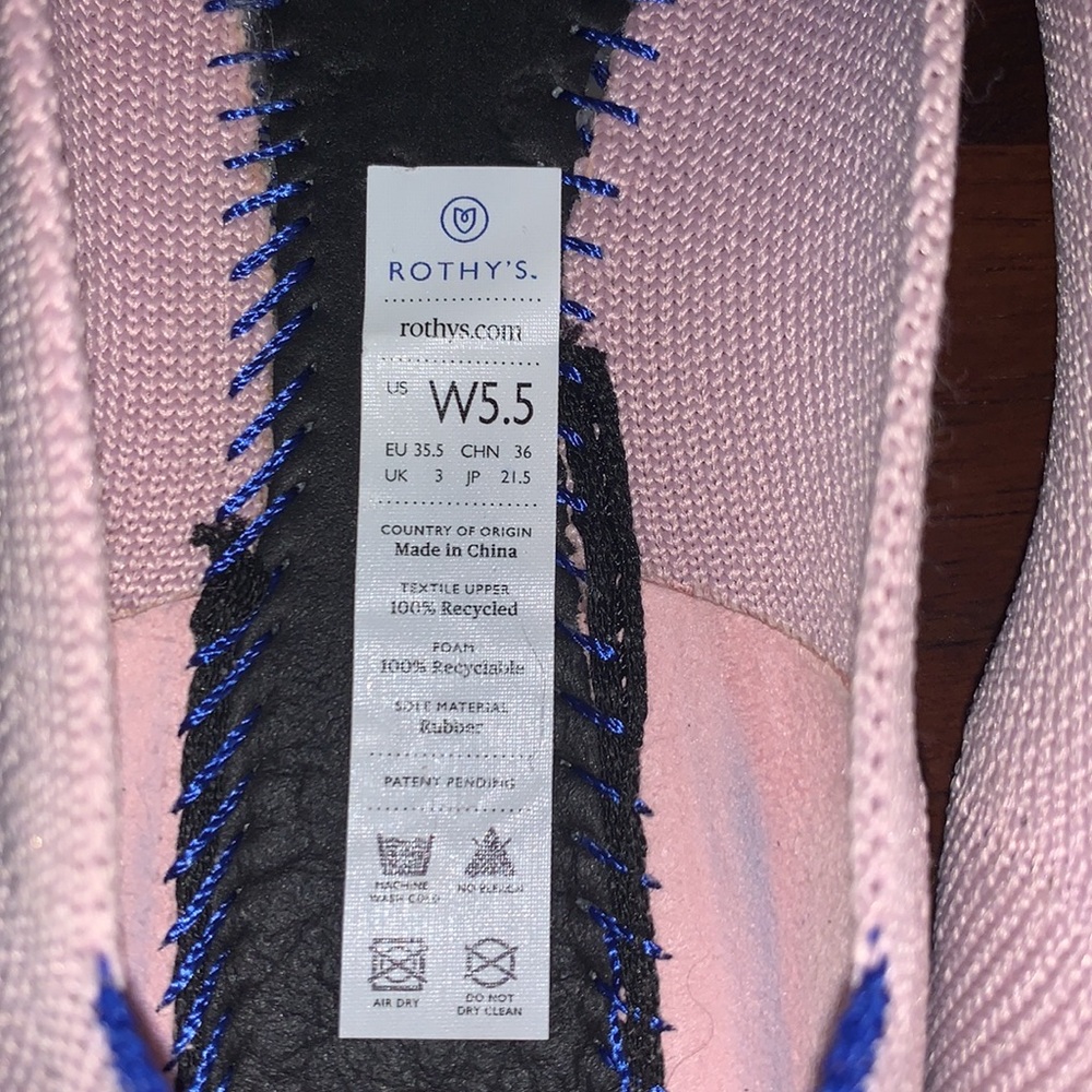 ROTHY’S BRAND NEW SIZE 5.5 POINTED TOE FLATS - Picture 7 of 8